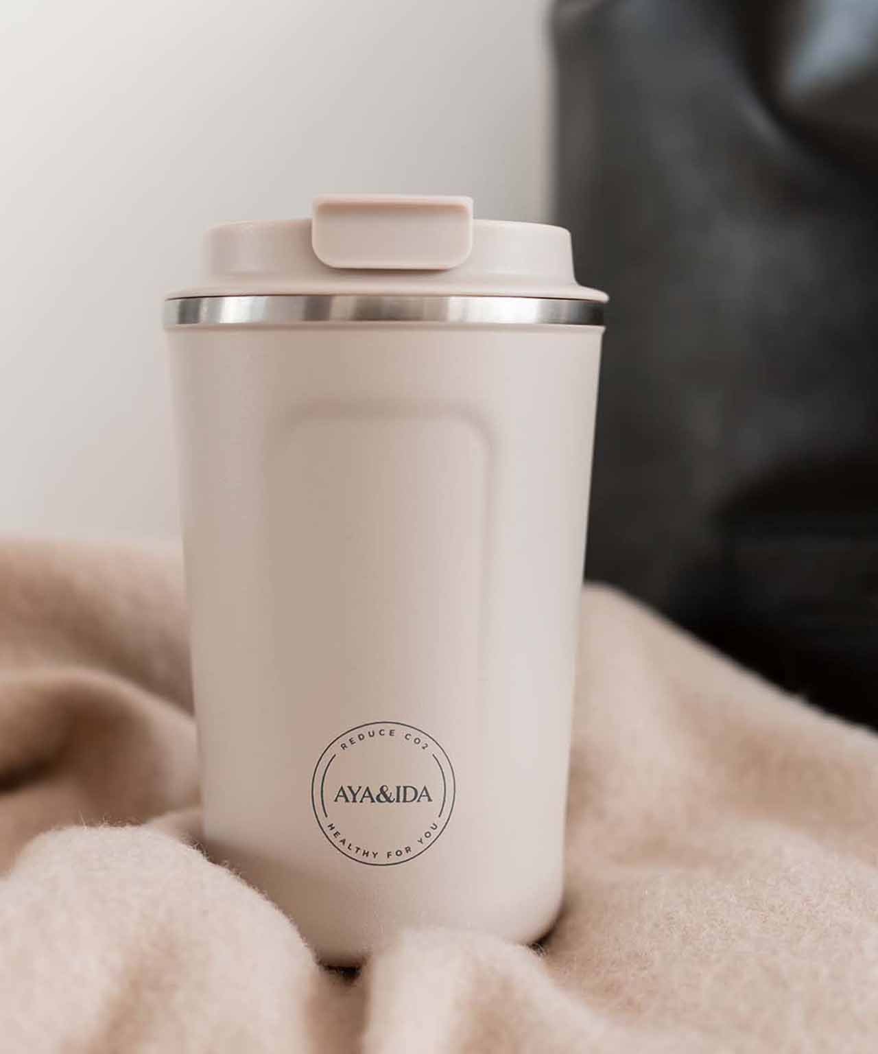 AYA&IDA CUP2GO 380 ml i Cream Beige