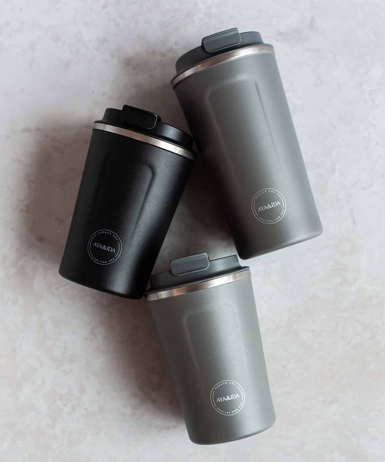 AYA&IDA CUP2GO 380 ml i Sort