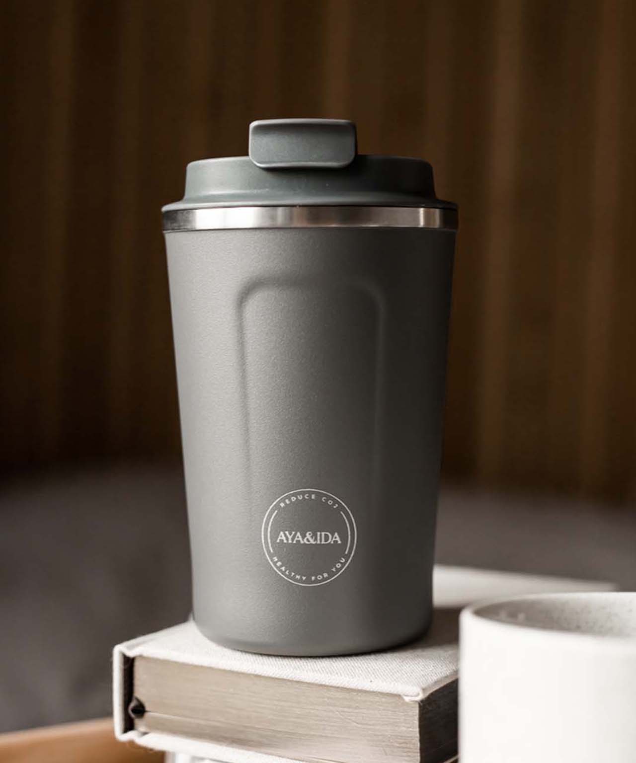 AYA&IDA CUP2GO 380 ml i Dark Grey