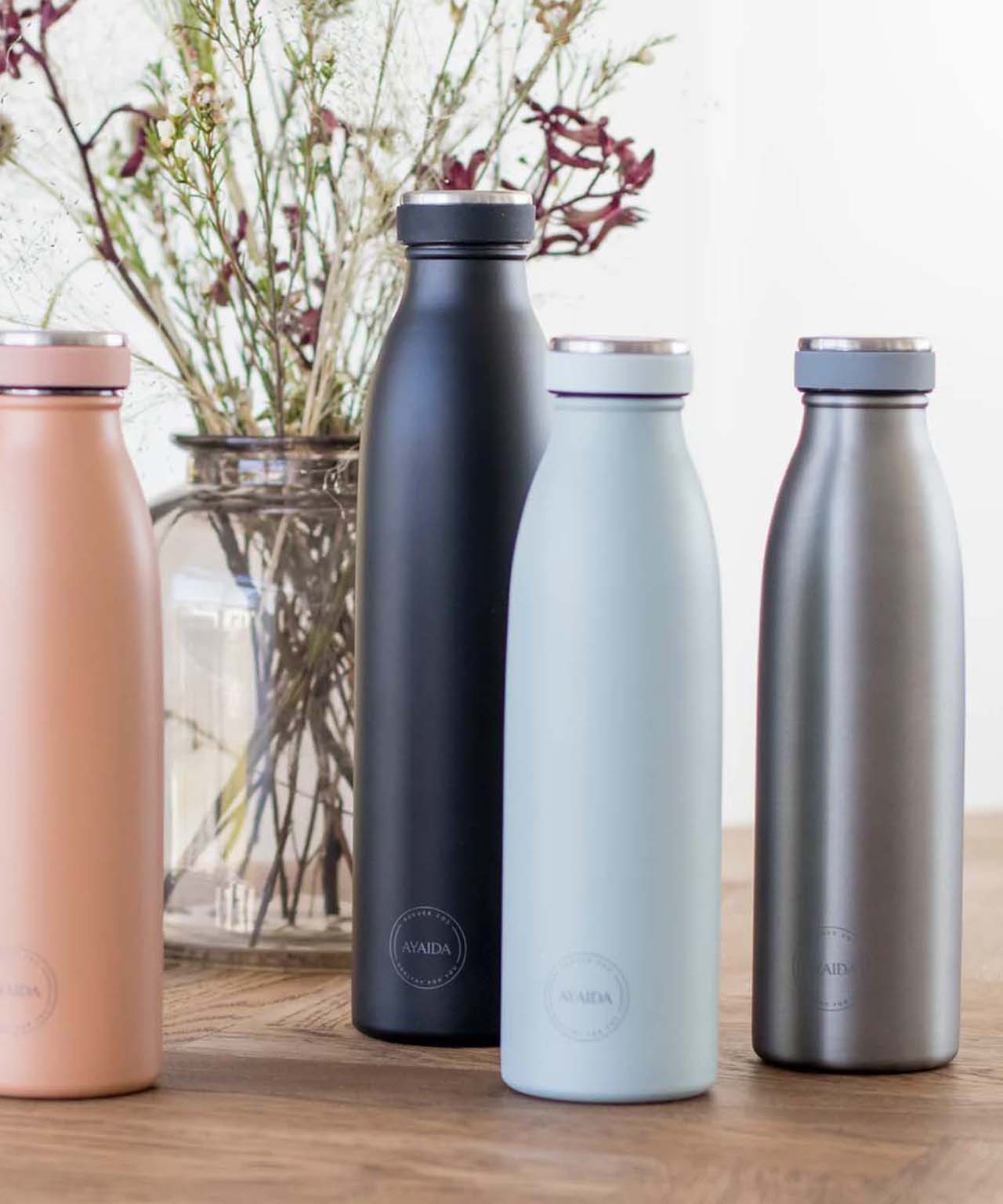 AYA&IDA Drikkeflaske 500 ml i Cool Grey