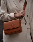CC Clutch i cognac