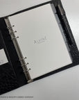 Forsiden af planner med inserts