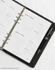 Planner Case - Espresso Croc