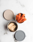 AYA&IDA Snack Container - Cream/Beige