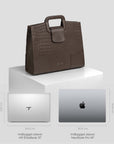 Laptop der passer i VGC Arbejdstaske Espresso