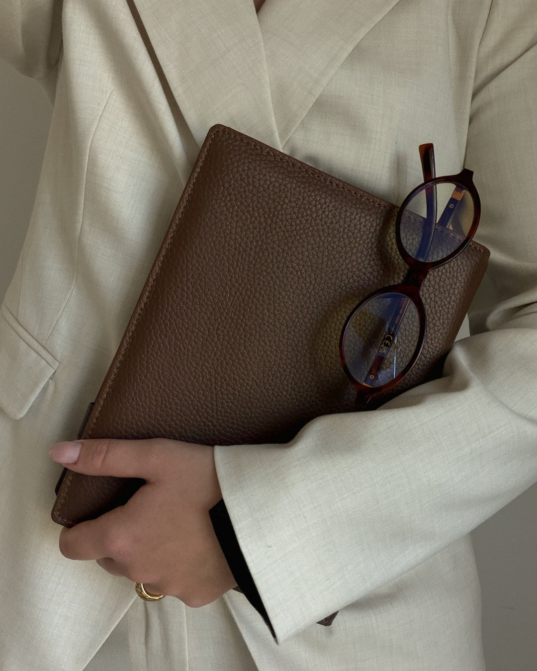 Planner i Espresso Croc