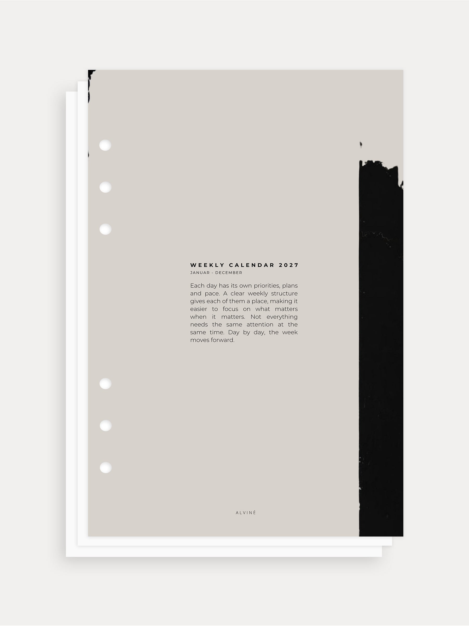 2026 Daily Planner - 1st Half-Year