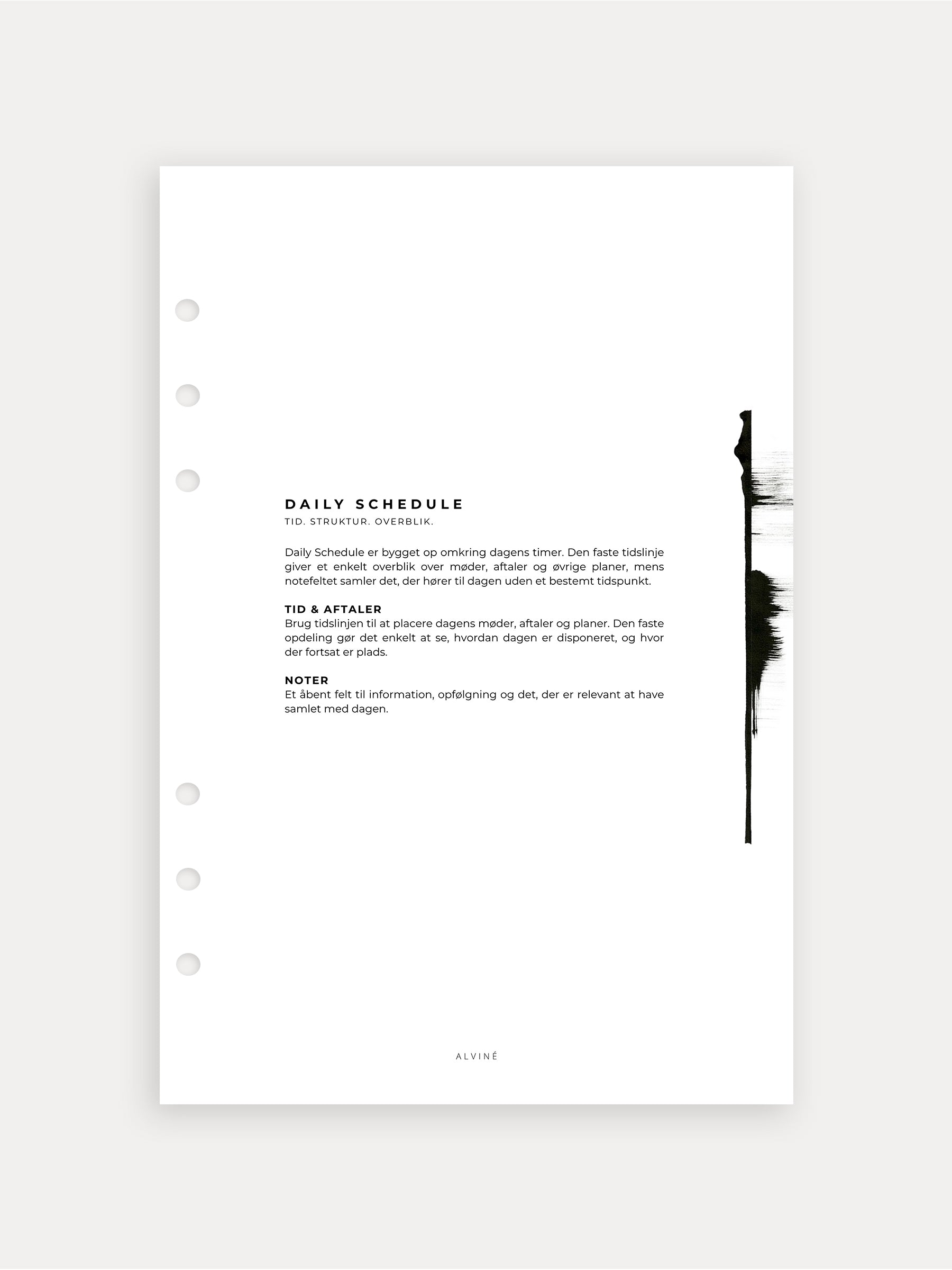 Daily Schedule 2027 - 1. Halvår