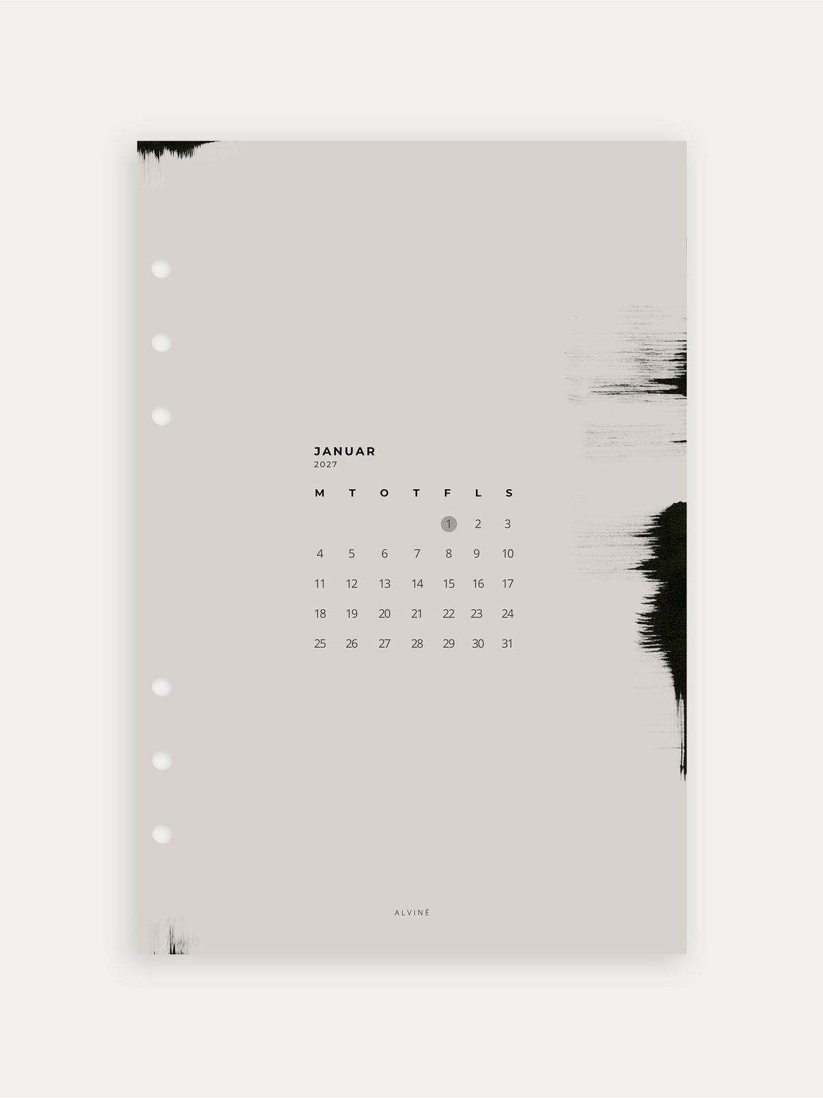 Daily Schedule 2027 - 2. Halvår