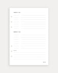 Daily Schedule 2027 - 2. Halvår
