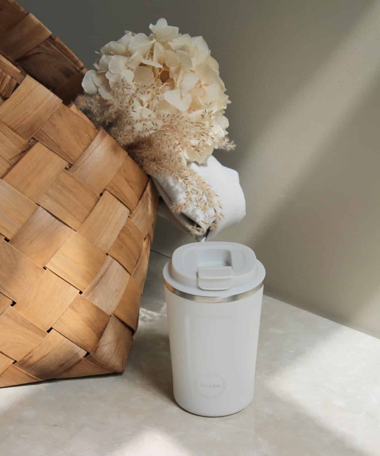 CUP2GO 380ml i Winter White fra AYA&IDA