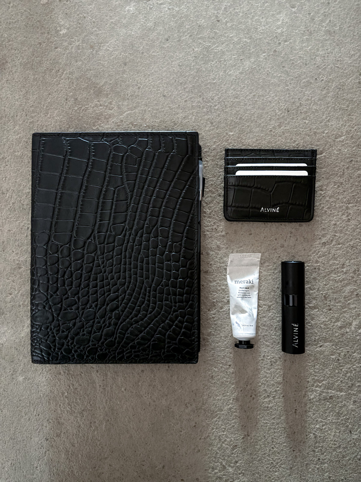 Planner Case - Sort Croc