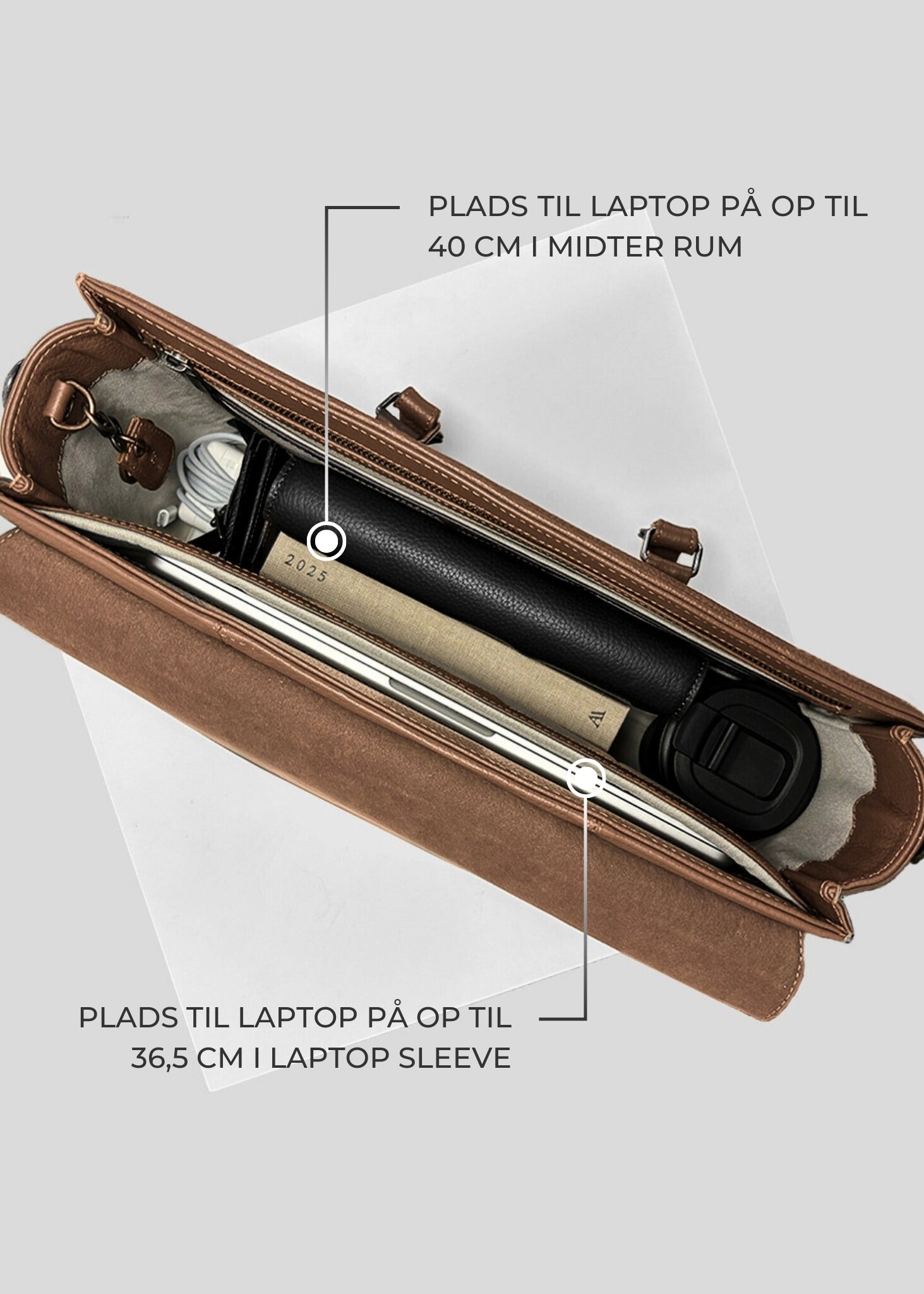 CC Arbejdstaske - Cognac - 4th Edition
