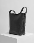 Signature Tote - Sort Croc